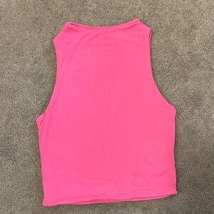 Vibrant Pink Sleeveless Tank Top
